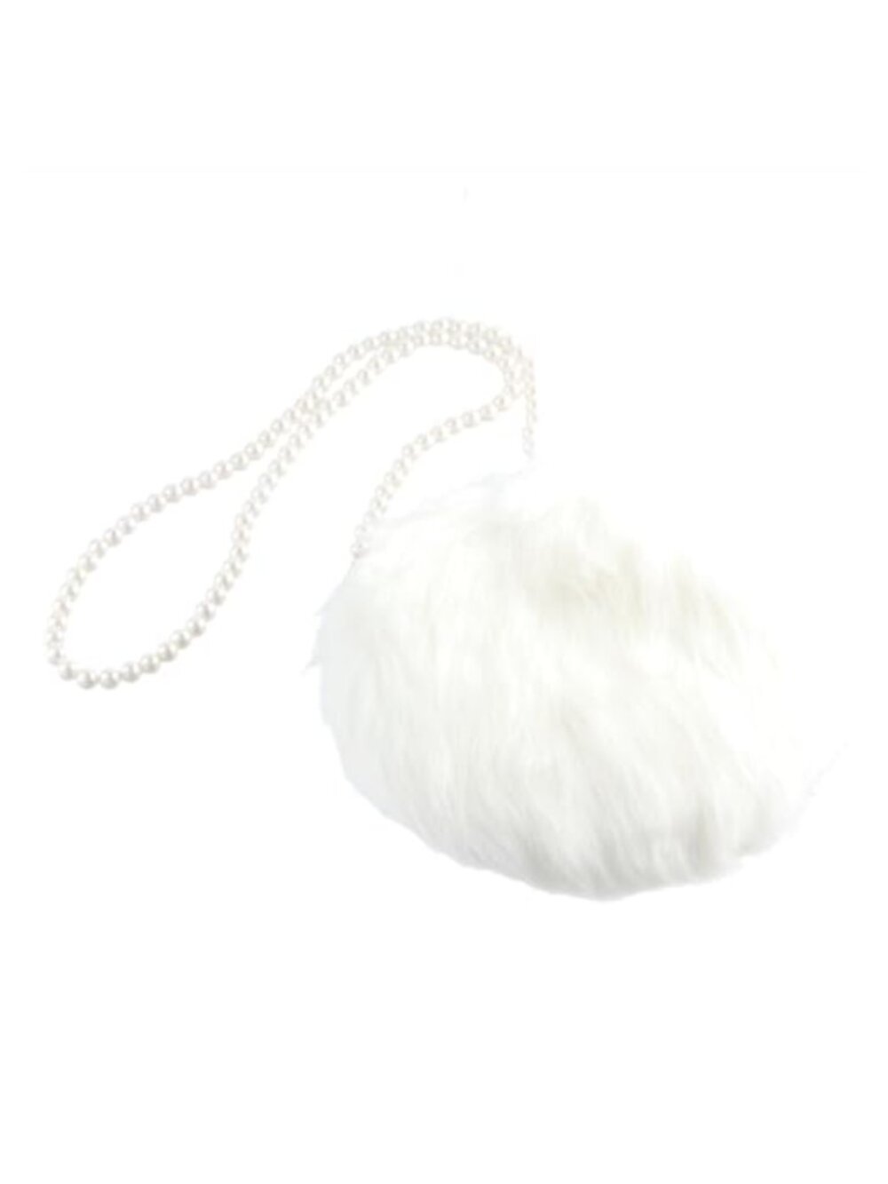 Plush Crossbody Bag Faux Fur Round Messenger Soft Fluffy Shoulder Bag